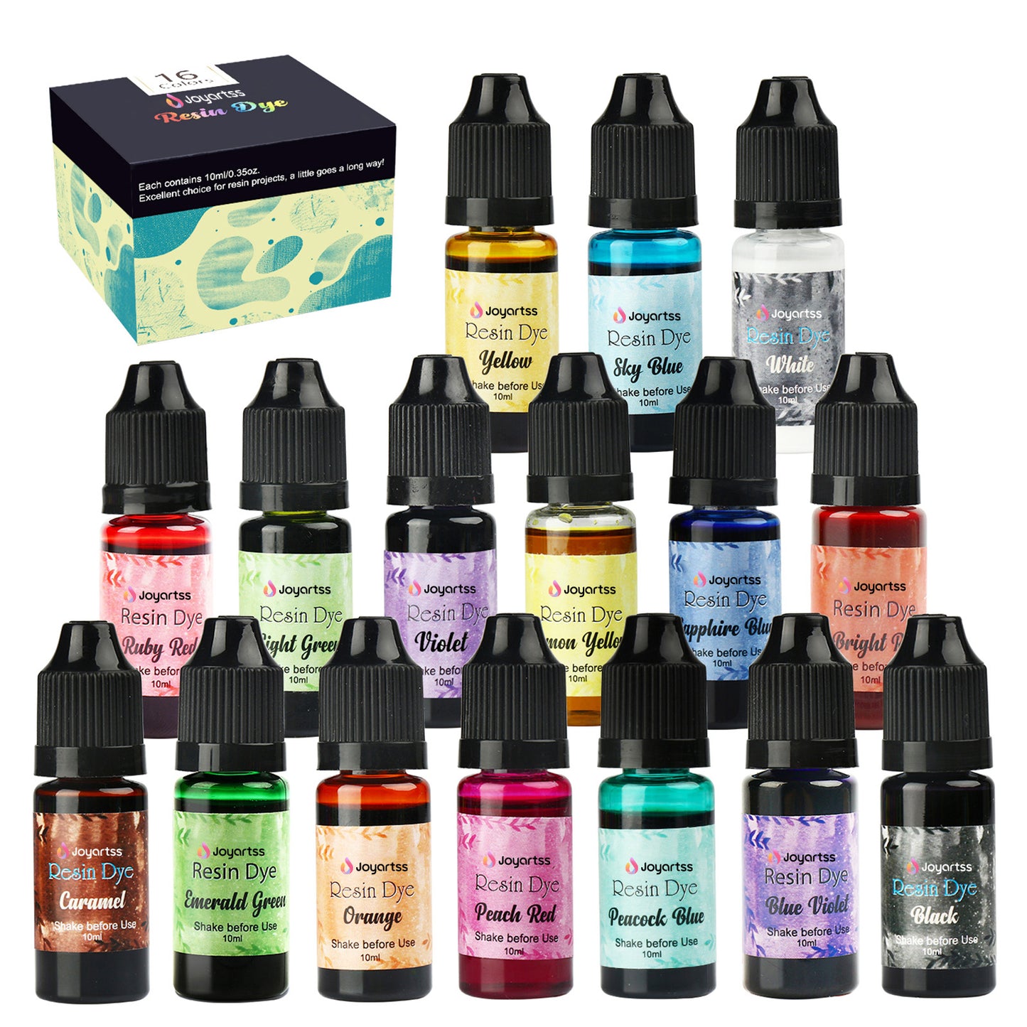 Joyartss Resin Dye - 16 colors