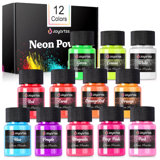 Joyartss Neon Powder - 12 colors